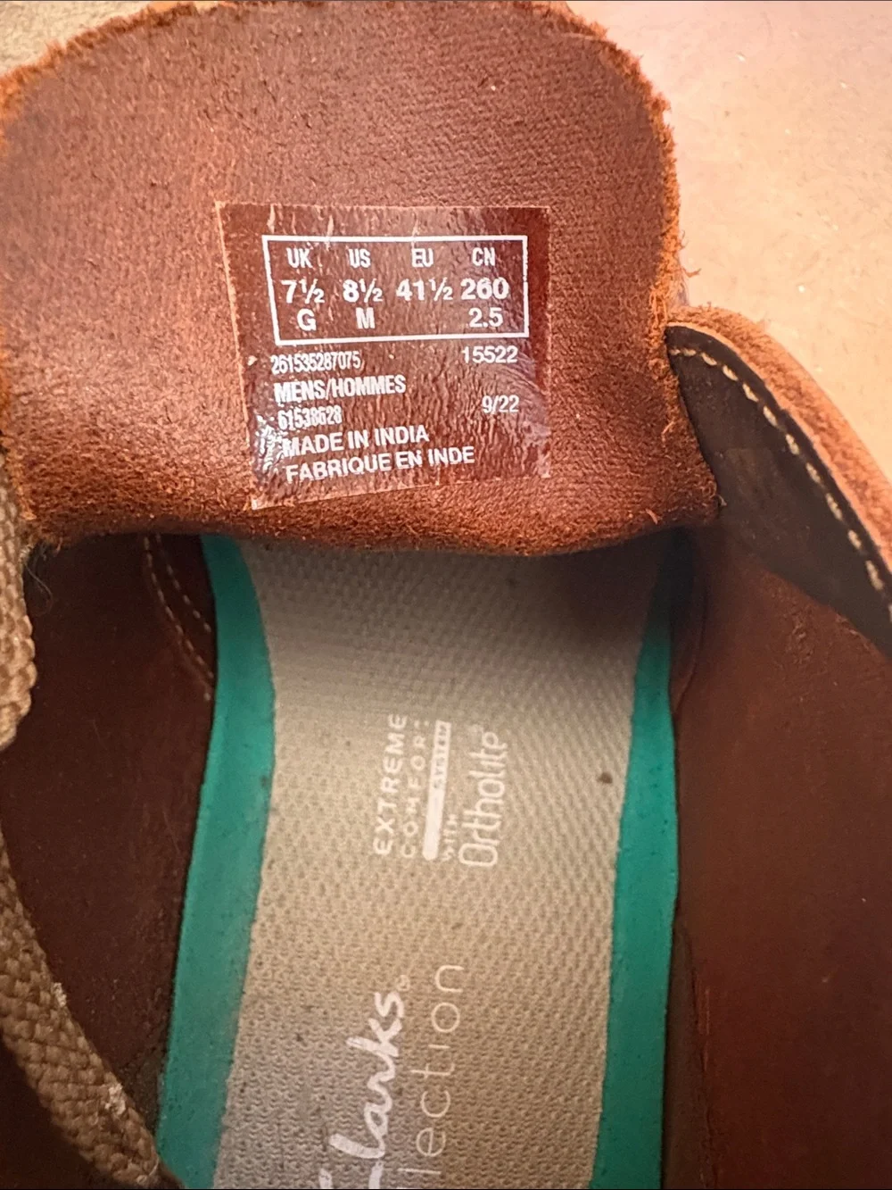 Clarks Bushacre 3 Chukka Leather Lace-up Boot Beeswax Brown 8.5